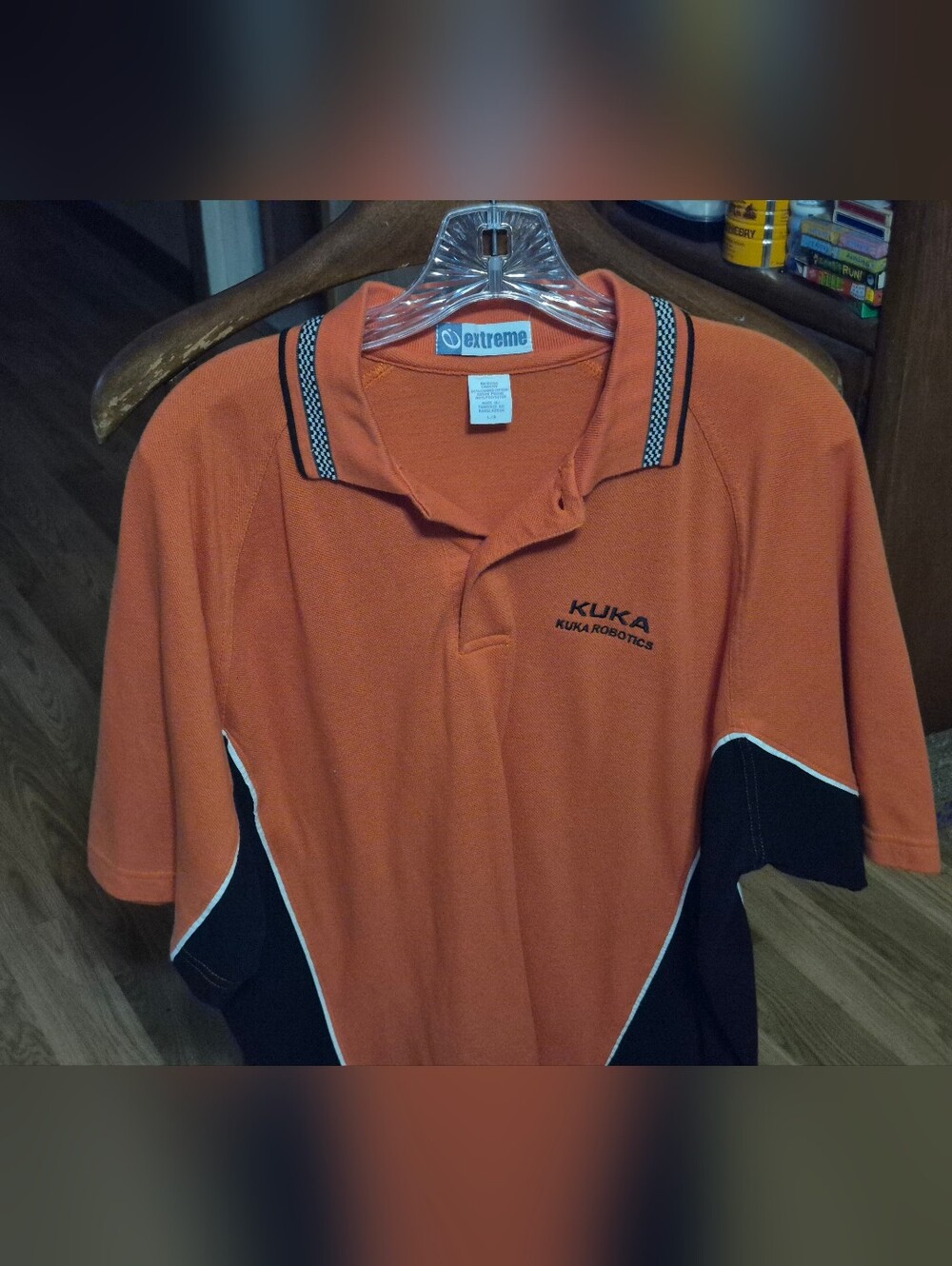 Kuka Robotics Orange & Black Polo Shirt - Men's Work Polo